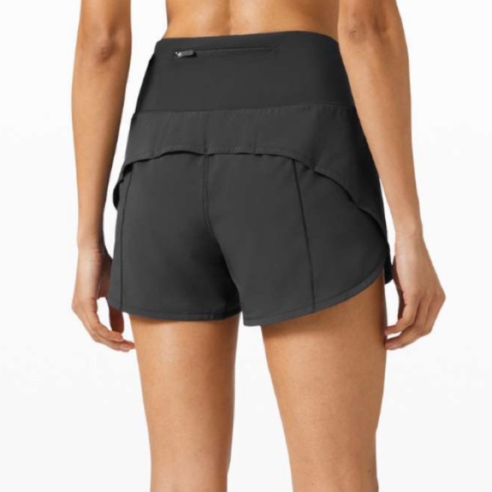 Lululemon |‎ Speed Up High-Rise Short 4" *Long in Black Size 2